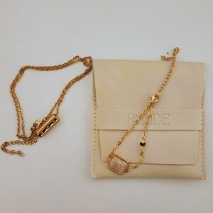 Gold Plated Necklace & Bracelet